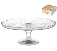 Alzata marca Pasabahce vetro decoro Provence Cm 32