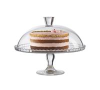 ALZATA PATISSERIE C/COPERCHIO 32 CM - PORTA DOLCI IN VETRO TRASPARENTE - CENTROT