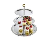 Alzata Per Buffet A 3 Livelli Alta 50 Cm Con Diametro Dei Piatti 48/38/32 Cm In