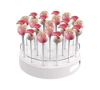 Alzata Per Cake Pop In Acrilico - Espositore Per Lecca-lecca Trasparente A 22 Fori, Porta Dessert Per Feste | Ideale Per Matrimoni, Torte Di Compleanno, Cupcakes, Mazzi Di Frutta, Natale, Eventi Per F