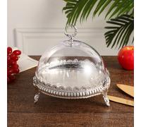 Alzata per torta, cupola per caramelle, coperchio in acrilico, piatto per torta,