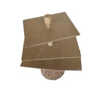 Alzata per torta di Halloween a 3 strati in legno scopa snack vassoio per feste intrattenimento decorazione tavolo scopa snack rack