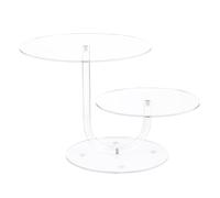 Alzata Per Torta In Acrilico - Alzata Per Torta Trasparente Da 8-10 Pollici, Elegante Supporto Per Cupcake In Acrilico | Porta Cupcake Trasparente, Espositore Per Dessert, Per Decorare Matrimoni, Anni