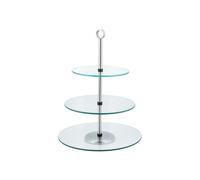 Alzata per torte a 3 livelli in vetro Kinghoff Kh-4016 Lumarko
