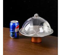 Alzata per torte con coperchio, porta torte per inaugurazione della casa,