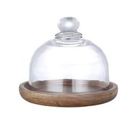 Alzata per torte, decorazione da tavolo, supporto per piatti | Piccolo supporto per torta con coperchio a cupola per cupcake, dessert, cibo, festa di nozze, biscotti, dessert, torta, snack