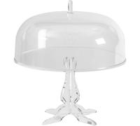 alzata piccola con campana like water trasparente incolore, dimensioni h28x28x15-25 cm, peso 0,835 kg, spessore 4 mm trasparente