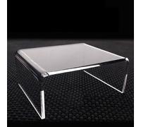 Alzata Plexiglass Trasparente Alzatina Espositore Tavolino VARIE MISURE Spes 6mm