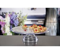 ALZATA PORTA TORTA,PORTA DOLCI PLASTICA CON E SENZA CAMPANA ARALIA 33,5XH.26,5CM