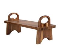 Alzata rustica in legno massiccio per torte e dessert, ideale per matrimoni, feste, catering e presentazioni al tavolo, 41,9 cm