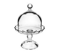 ALZATA Tortiera in vetro con Coperchio 25x16 cm Allestimento festa 1D6R