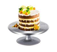 Alzate for torte, Alzata for torta girevole Portatorta rotondo Piatto girevole for torta girevole in alluminio resistente for stand di dessert for feste di nozze Forniture for la decorazione-10 12" 14