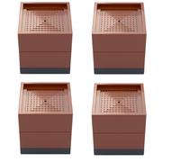 Alzate Letto in Plastica Regolabili Set di 4PZ per Casa Per Mobili Elevazione