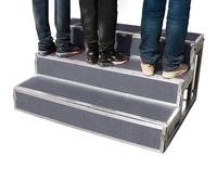 Alzate per coro ad alto carico, sgabello a tre gradini per spettacoli teatrali, discorsi e cerimonie di premiazione