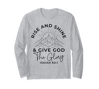 Alzati e risplendi e dai a Dio la Gloria Isaia 60 1 Cristiano Maglia a Manica