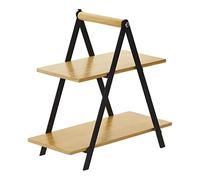 Alzatina Buffet Bamboo e Metallo 34x17x33 cm - Leone - Catering