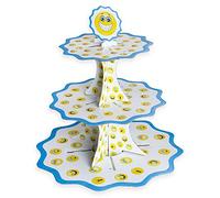 ALZATINA EMOTICON SMILE 42947 ESPOSITORE BUFFET FESTA DOLCI RUSTICI FACCINE
