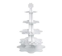 Alzatina Flower Per Finger Food e Coni Gold Plast | Alzata Catering