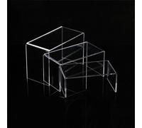 Alzatina Tavolino Espositore in Plexiglass Alzata Trasparente Spess. 5mm dolci