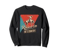 Alzato su 90'S Country Music Vintage Western Cowgirl Cowboy Felpa