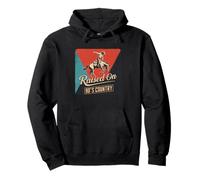 Alzato su 90'S Country Music Vintage Western Cowgirl Cowboy Felpa con Cappuccio