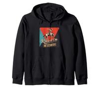 Alzato su 90'S Country Music Vintage Western Cowgirl Cowboy Felpa con Cappuccio