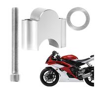 Alzatori Manubrio 22 mm, Fascette 22 mm, Morsetto di Montaggio in Alluminio Regolabile con Rialzo per Quad, Moto Tutto Terreno, Scooter, Automotive e Strada