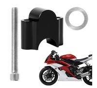 Alzatori Manubrio per Moto, Rialzi Manubrio 22 mm, Morsetto di Montaggio in Alluminio Regolabile con Rialzo per Quads, Moto Tutto Terreno, Scooter Automotive e Strada