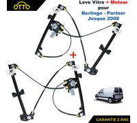 Alzavetro Anteriore Completo Confort Per CITROEN BERLINGO PEUGEOT PARTNER