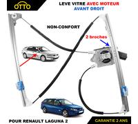 Alzacristallo Anteriore Destro per Laguna 2 Motore Non Comfort Presa 2, Estate