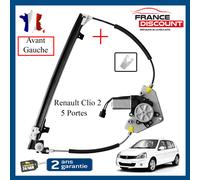 Alzacristallo Anteriore Sinistro per Renault Clio 2 (4/5 Porte) 1998-2006