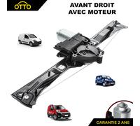 Alzavetro Elettrico Anteriore Destro Con Motore per PEUGEOT BIPPER TEPEE 9222EN