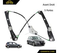 Alzavetro Elettrico Anteriore Destro Passeggero Per VW Golf 5 Jetta 1K4837462A