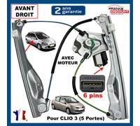 Meccanismo Alzacristalli Anteriore Destro per Clio 3 (5) ) 8200843597 8200291147