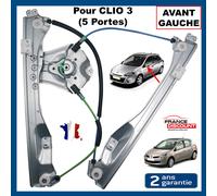 Alzacristallo Anteriore Sinistro Lato Conduttore per Clio III 5 Porte DCI Dal