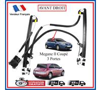 Monte Vetro Alzacristallo Anteriore Destro Pinze per Megane 2 Coppa 3 Porta