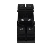 Alzavetro Pulsante Interruttore Alzacristalli Elettrico Principale Porta Conducente Anteriore Nera Per VW Per Sharan Per Touran Per Touareg Per Seat Pulsante Finestrino