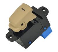 Alzavetro Singolo Interruttore Finestra Potere Pulsante Montaggio Con La Luce Blu Per Hyundai Per Sonata 2011-2015 935703S000RY Pulsante Finestrino Auto(Beige)