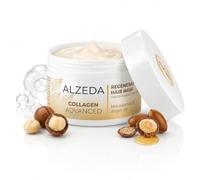 ALZEDA ADVANCED Maschera ristrutturante 250 ml collagene argan | Maschera con collagene idrolizzato, olio di argan e macadamia per capelli secchi morbidi, disciplinati e subito luminosi