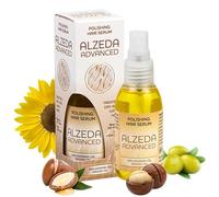 ALZEDA ADVANCED Siero lucidante capelli 60 ml - Olio di argan, macadamia, semi d’uva, oliva, girasole - Trattamento nutriente e illuminante senza risciacquo per capelli secchi e danneggiati