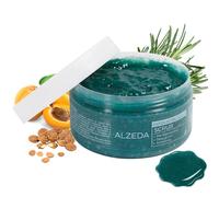 ALZEDA Scrub per cuoio capelluto 250 ml - esfoliazione meccanica con noccioli di albicocca in polvere e silica | Detox freschezza con tè verde | pre-shampoo, rimuove sebo e residui | per cuoio