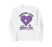 Alzheimer Consapevolezza Viola Qualcuno Che Amo Felpa