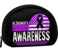 Alzheimer'sAwareness Portamonete per donna e ragazza alla moda, portamonete, portamonete, portachiavi