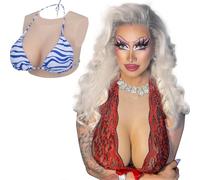 ALZRGORA seno silicone Silicone pettorale Forme di seni falsi Coppa C-G Per Trascina Regina Crossdresser Cosplay