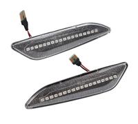 ALZZTUND Lampada Segnalazione Svolta Per Fiat Per Tipo Per Egea (356) 2016-2020 LED Luce di posizione laterale Freccia Indicatore di direzione Ripetitore Luci Indicatore(Dynamic Crystal)