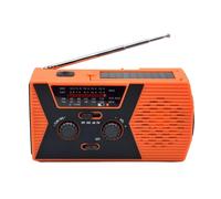AM/FM/NoAA 2000mAh Radio di emergenza Radio portatile a energia solare a manovel