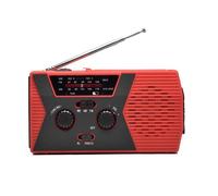 AM/FM/NoAA 2000mAh Radio di emergenza Radio portatile a energia solare a manovel