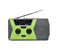 AM/FM/NoAA 2000mAh Radio di emergenza Radio portatile a energia solare a manovel
