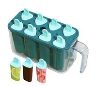 -am-Form - Contenitore per congelatore a 8 cavità con bastoncini per un facile rilascio, per bambini, per cucina, bar di casa, feste, succhi di frutta, adulti