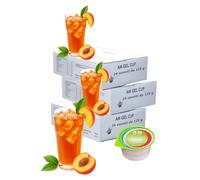 AM Gel Cup Acquagel The Pesca Senza Zucchero, Acqua Gelificata - 72 Vasetti da 125g